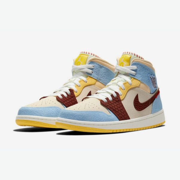 Maison Chateau Rouge x Air Jordan 1 Mid SE 'Fearless' - Зображення 3