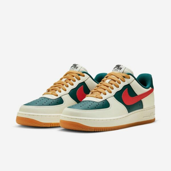 Nike Air Force 1 Low "Sail Green Red" - Зображення 5