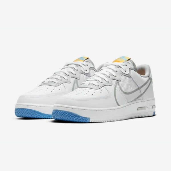 Nike Air Force 1 React «Smoke Grey Gold» - Зображення 3