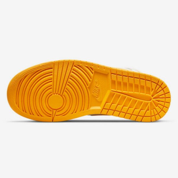Air Jordan 1 Mid White/Yellow - Зображення 6