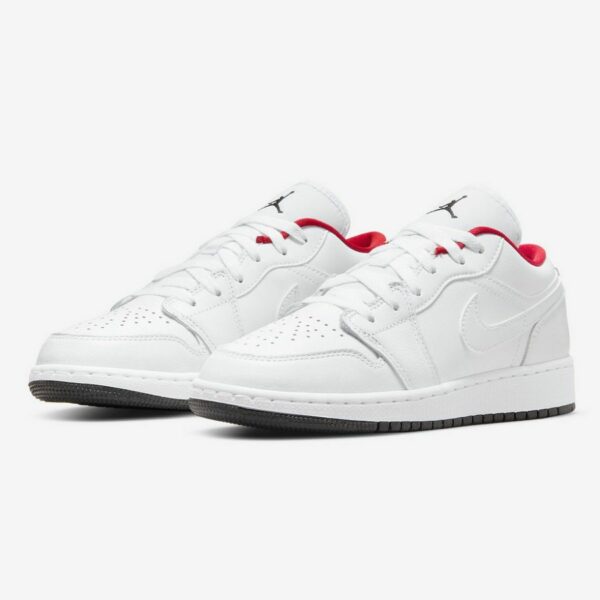 Air Jordan 1 Low GS "White/Red" - Зображення 6