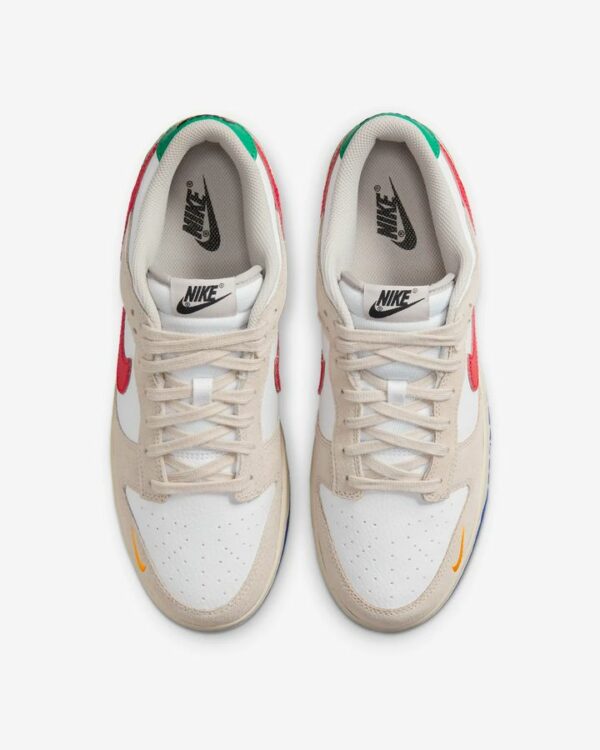 Nike Dunk Low Light Iron Ore Red Blue - Зображення 5