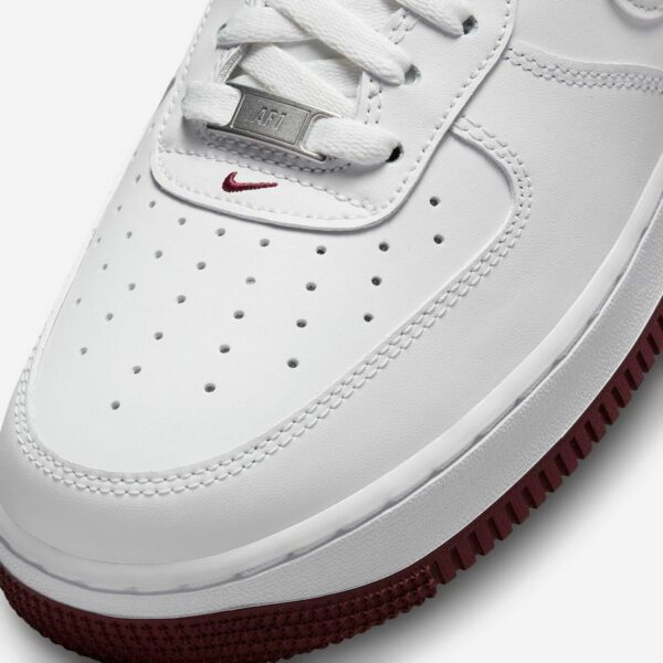 Nike Air Force 1 Low "White Dark Beetroot" - Зображення 8