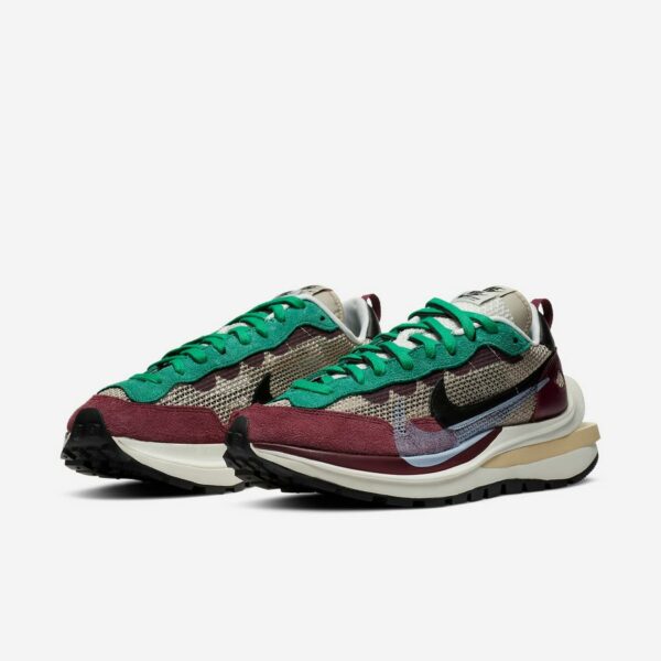 Nike x Sacai Vaporwaffle Villain Red Neptune Green - Зображення 6