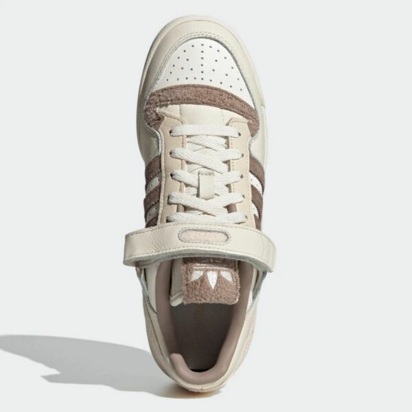 adidas Forum Low Fleece White Brown - Зображення 6
