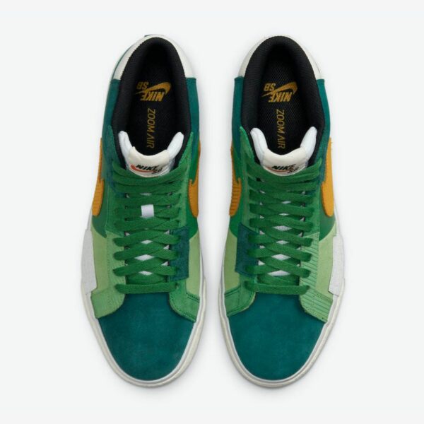 Nike SB Blazer Mid “Mosaic” Green Yellow - Зображення 4