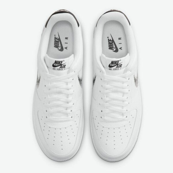 Nike Air Force 1 Low Zig Zag White Black - Зображення 4
