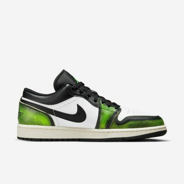Air Jordan 1 Low "Black Electric Green” - Зображення 3