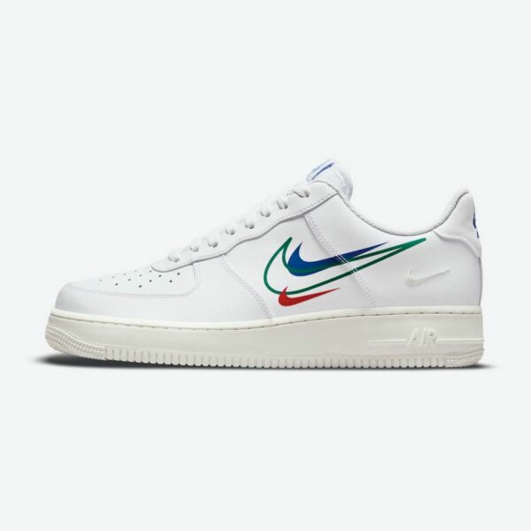 Nike Air Force 1 Low "Multi Swoosh Blue Red"