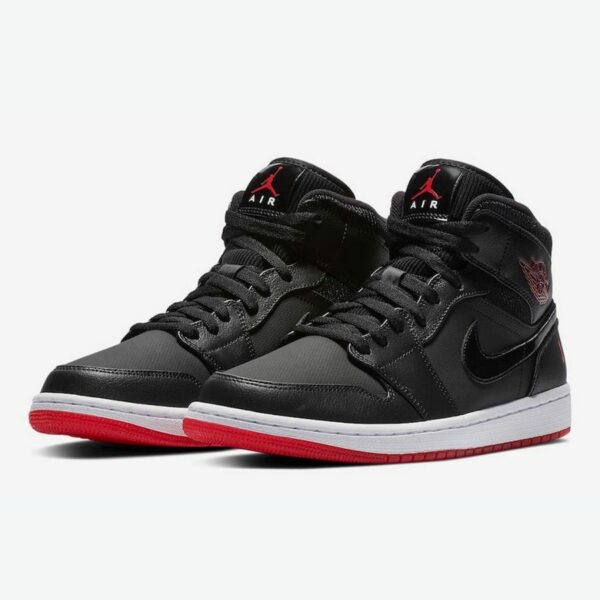 Air Jordan 1 Retro Mid 'Bred' - Зображення 3