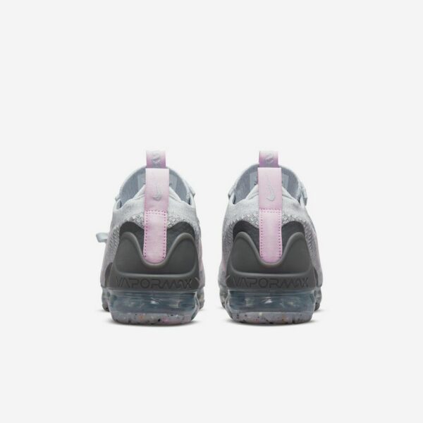 Nike Vapormax Flyknit 2021 "White Metallic Silver" (W) - Зображення 6