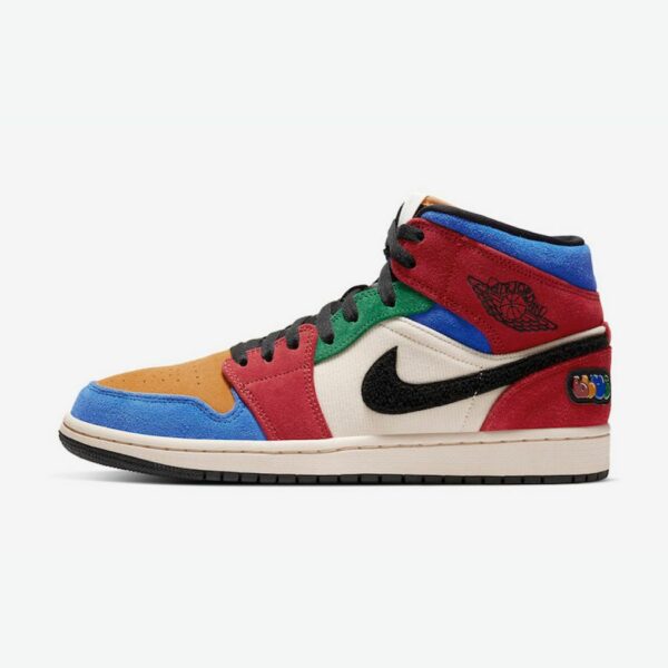 Blue The Great x Air Jordan 1 Mid 'Fearless'