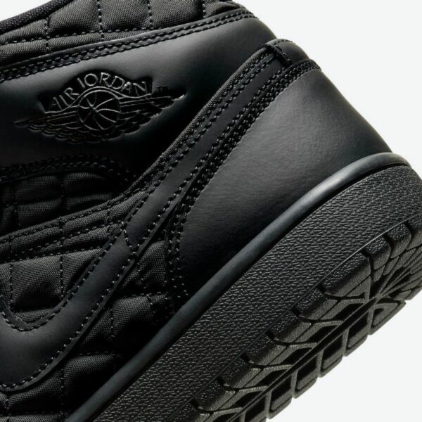 Air Jordan 1 Mid SE 'Black Quilted' (W) - Зображення 8