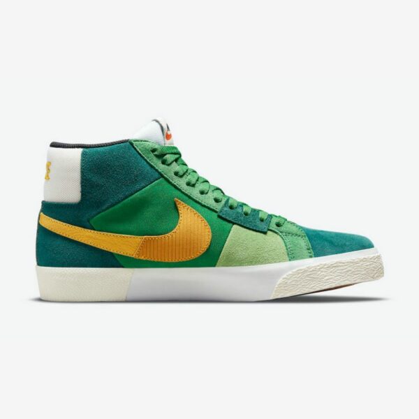 Nike SB Blazer Mid “Mosaic” Green Yellow - Зображення 5