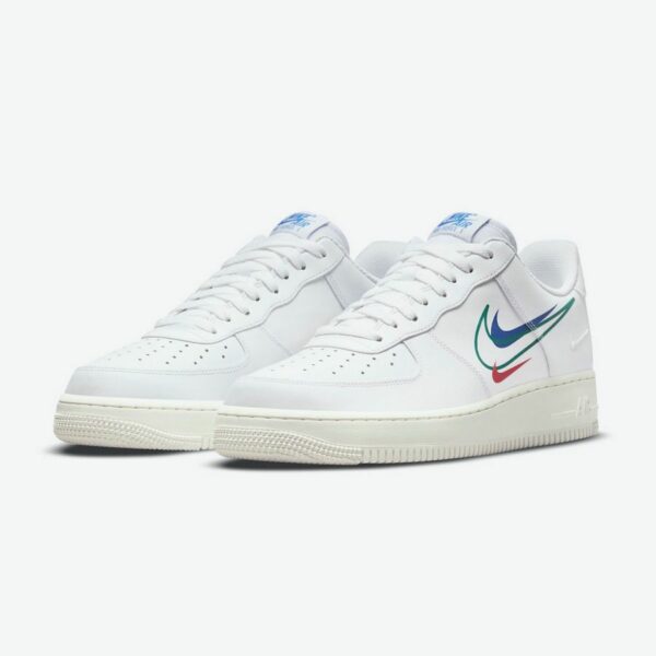 Nike Air Force 1 Low "Multi Swoosh Blue Red" - Зображення 3