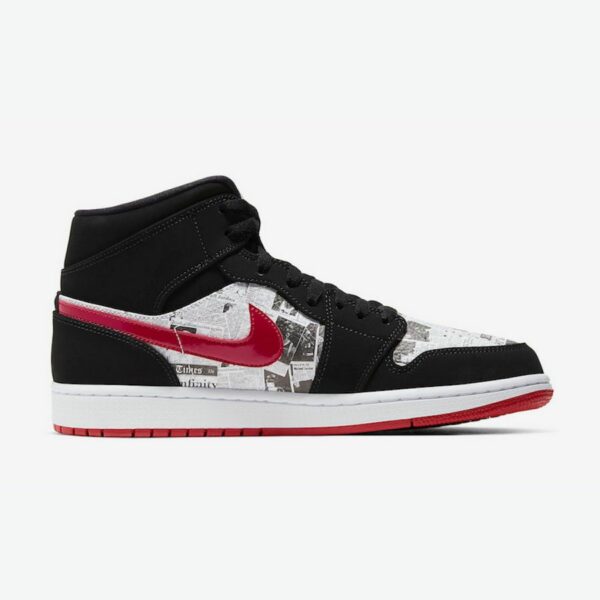 Air Jordan 1 Mid SE 'Newspaper Air Times' - Зображення 2