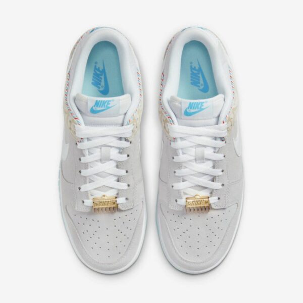 Nike Dunk Low "Barber Shop" Grey - Зображення 3