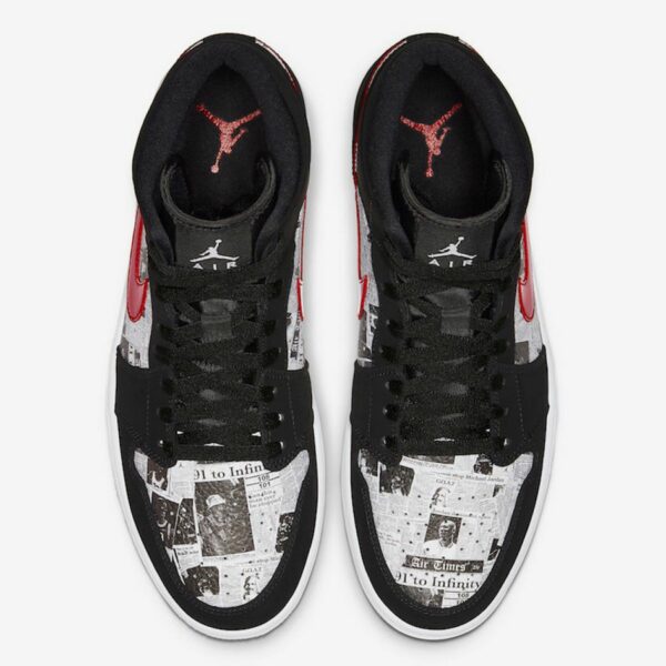 Air Jordan 1 Mid SE 'Newspaper Air Times' - Зображення 4