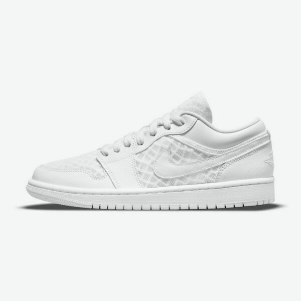Air Jordan 1 Low Breathe 'Triple White' (W)