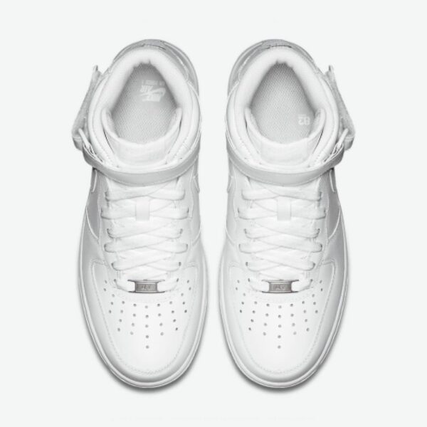 Nike Air Force 1 Mid Triple White» - Зображення 3