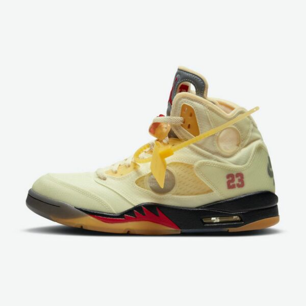 Off-White x Air Jordan 5 SP 'Sail'