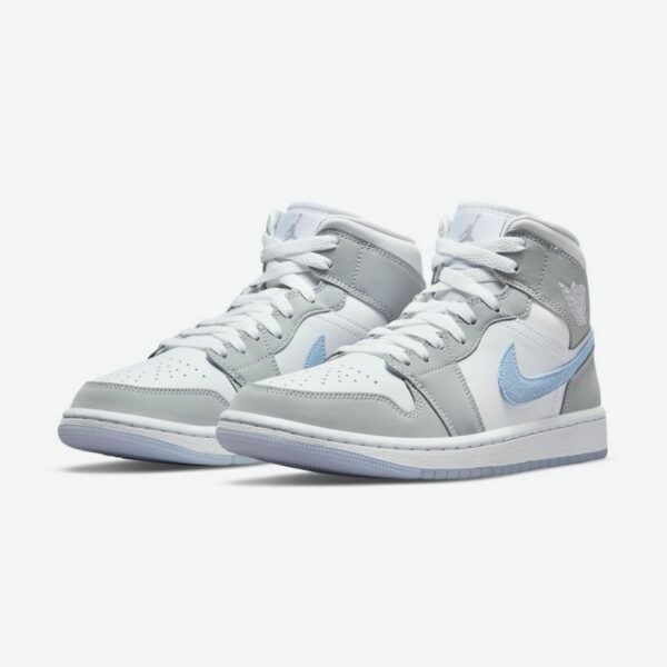 Air Jordan 1 Mid 'Wolf Grey Aluminum' (W) - Зображення 3