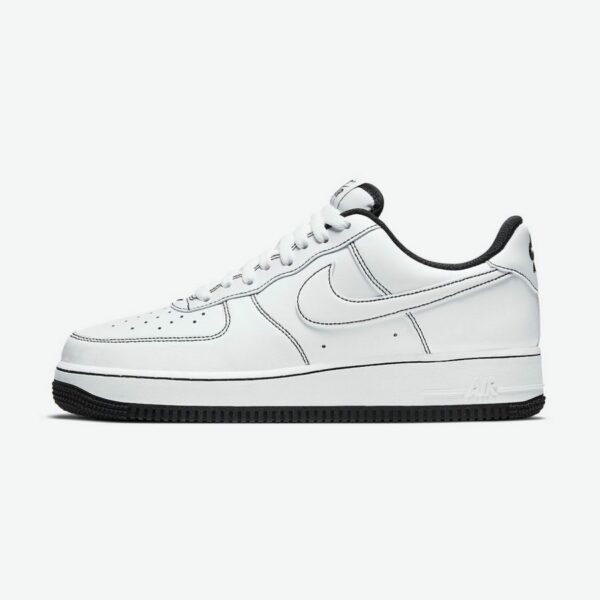 Nike Air Force 1 Low White Black seams