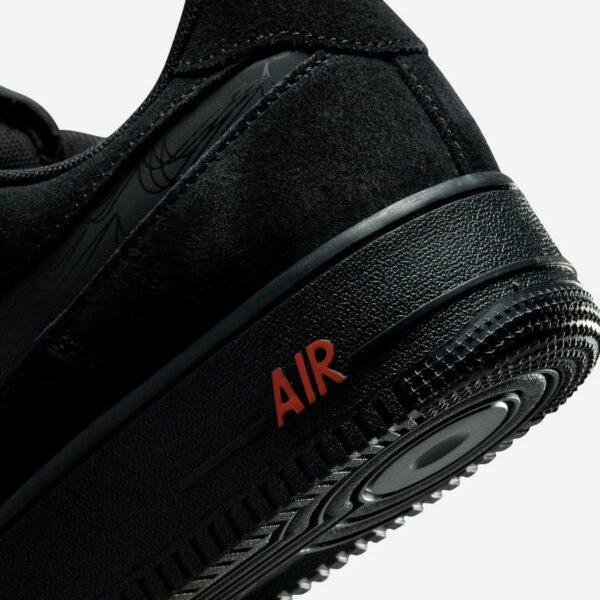 Nike Air Force 1 Low Reflective Swoosh "Black Orange" - Зображення 9