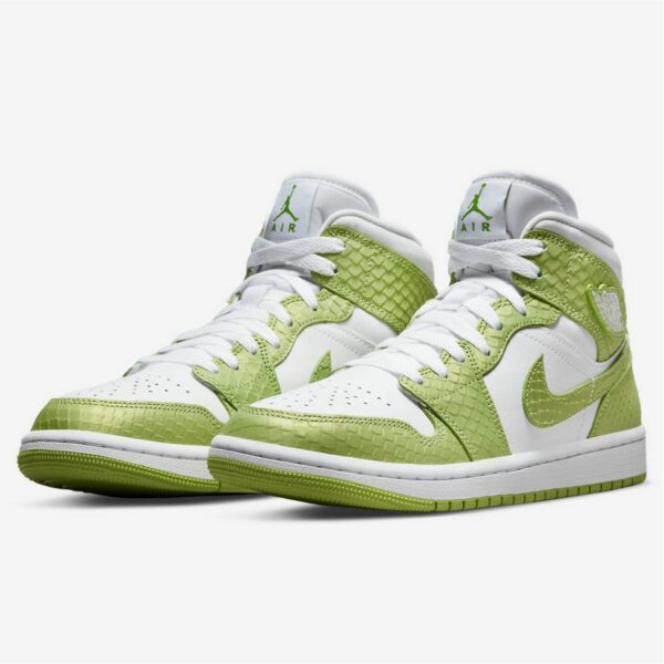 Air Jordan 1 Mid Green Python (W) - Зображення 5