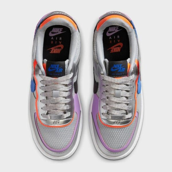Nike Air Force 1 Shadow "Metallic Silver" (W) - Зображення 3
