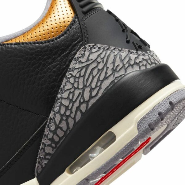 Air Jordan 3 "Black Cement Gold" - Зображення 8
