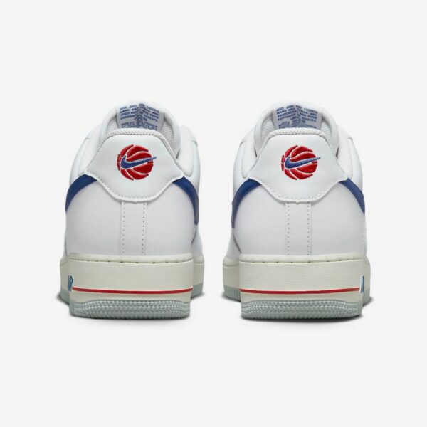 Nike Air Force 1 Low White Blue Red - Зображення 4