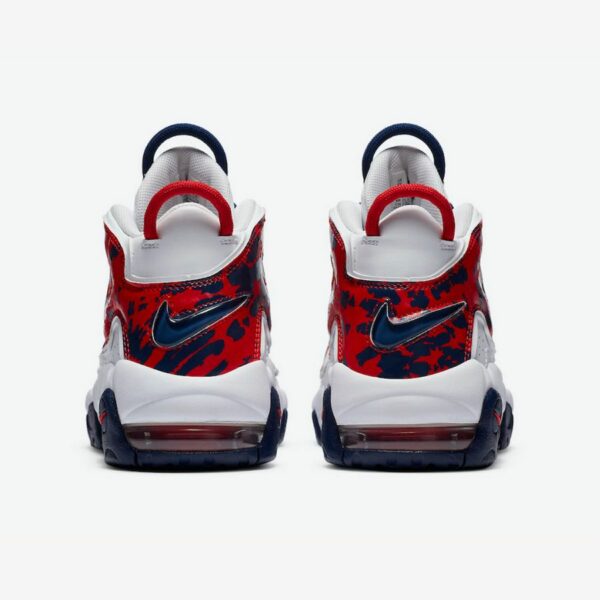 Nike Air More Red Navy Camo - Зображення 2