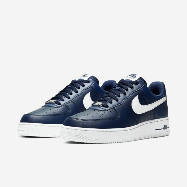 Nike Air Force 1 Low "Navy Leather" - Зображення 6
