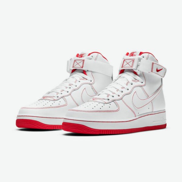 Nike Air Force 1 High "White University Red" - Зображення 2