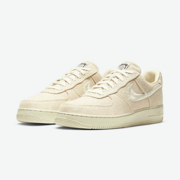 Stussy x Nike Air Force 1 Low "Fossil" - Зображення 3