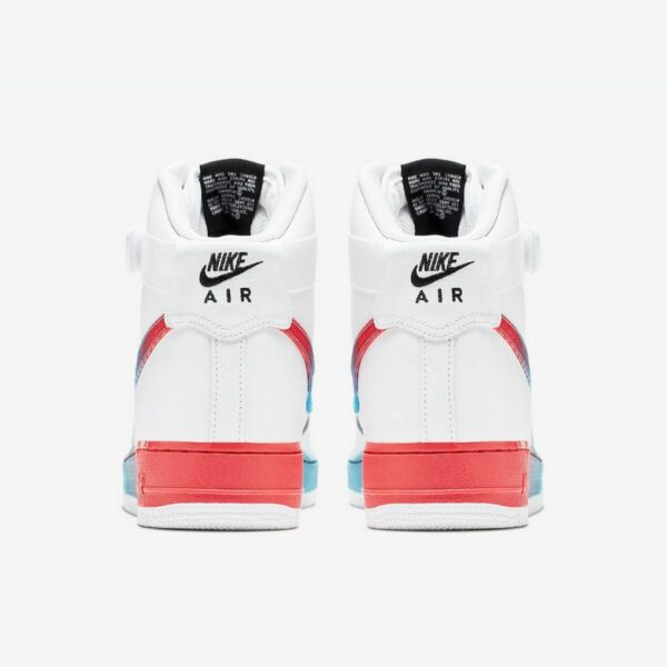 Nike Air Force 1 High 'Gradient White Blue Fury Ember Glow' - Зображення 4
