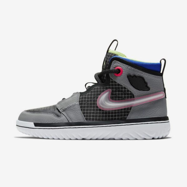 Air Jordan 1 High React "Black Particle Grey"