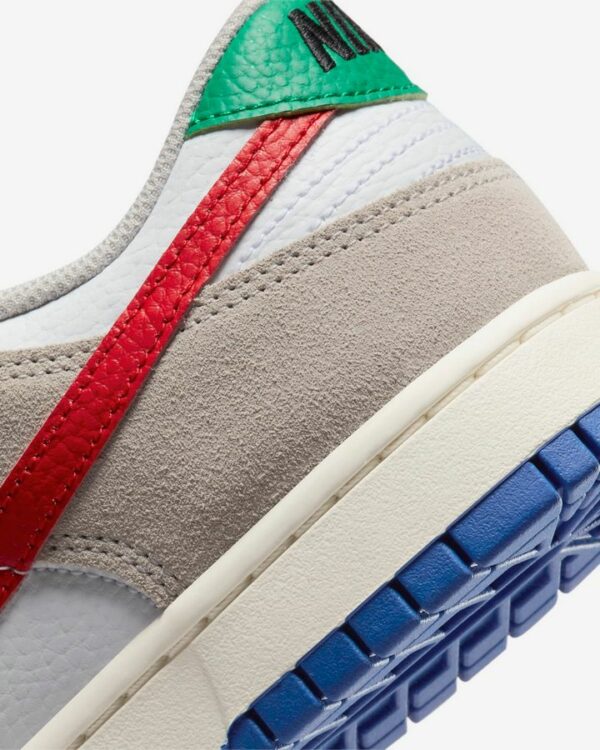 Nike Dunk Low Light Iron Ore Red Blue - Зображення 7