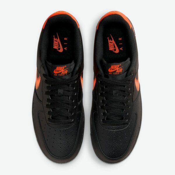 Nike Air Force 1 Low Zig Zag Black Orange - Зображення 4