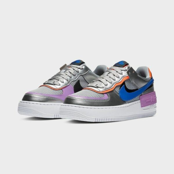Nike Air Force 1 Shadow "Metallic Silver" (W) - Зображення 2