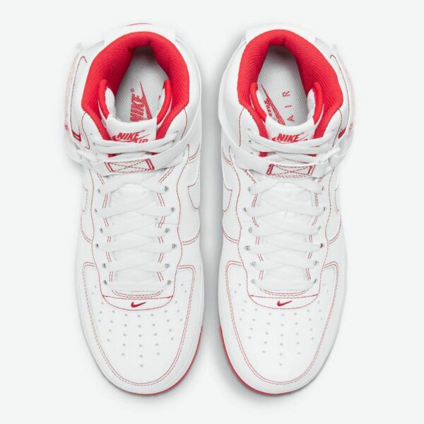 Nike Air Force 1 High "White University Red" - Зображення 3