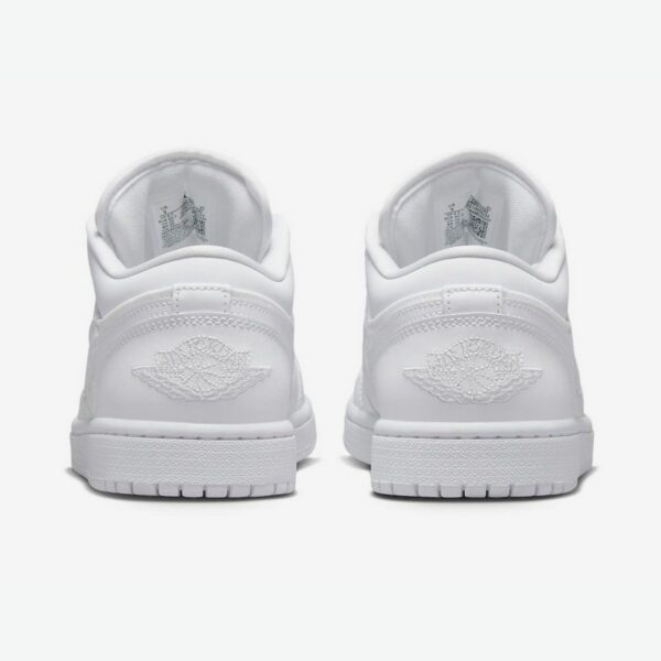 Air Jordan 1 Low Quilted “Triple White” - Зображення 4