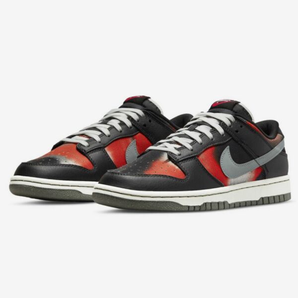 Nike Dunk Low Graffiti Black Red - Зображення 5