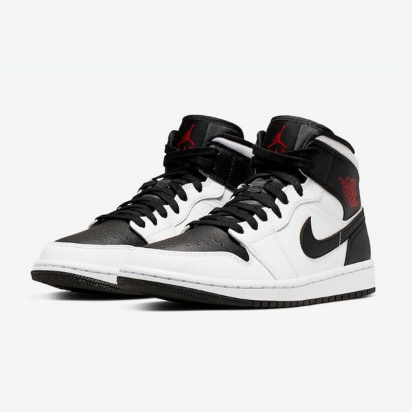 Air Jordan 1 Mid 'White Black' (W) - Зображення 3