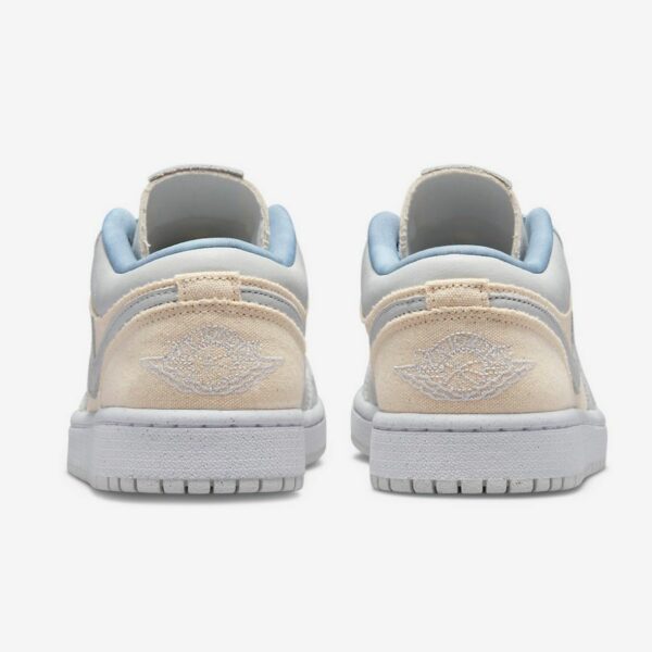Air Jordan 1 Low Canvas Grey Cream (W) - Зображення 5