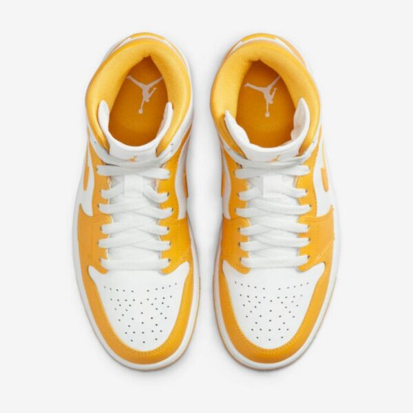 Air Jordan 1 Mid White/Yellow - Зображення 4