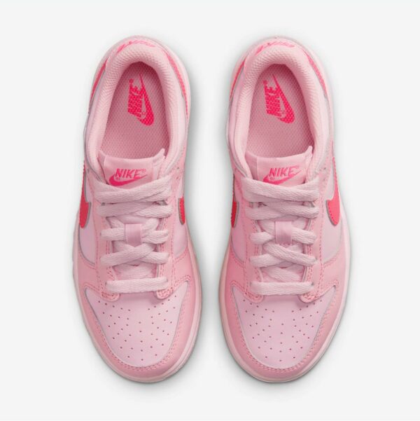 Nike Dunk Low GS Triple Pink - Зображення 6