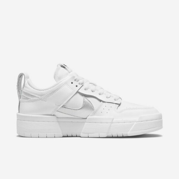 Nike Dunk Low Disrupt “White Metallic Silver” (W) - Зображення 3