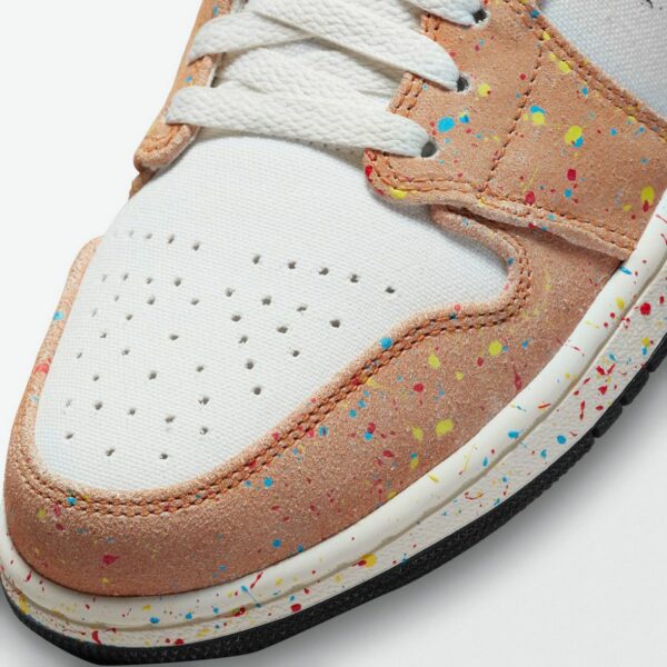 Air Jordan 1 Mid SE 'Brushstroke Paint Splatter' - Зображення 7
